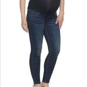 maternity pants maternity blue skinny jeans